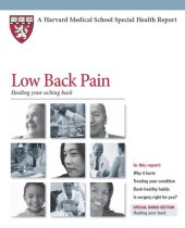 book Low Back Pain: Healing your aching back