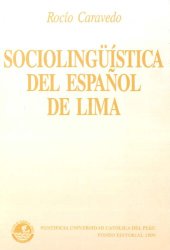 book Sociolingüística del español de Lima