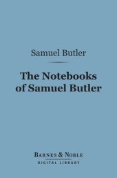 book The Notebooks of Samuel Butler