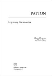 book Patton: Legendary World War II Commander