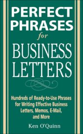 book Perfect Phrases for Business Letters