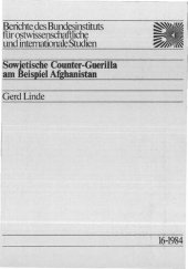 book Sowjetische Counter-Guerilla am Beispiel Afghanistan