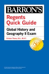 book Regents Quick Guide: Global History and Geography II Exam