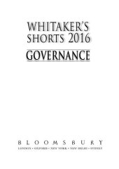 book Whitaker's Shorts 2016: Governance