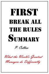 book First Break All the Rules Summary