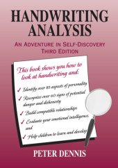 book Handwriting Analysis: An Adventure in Self-Discovery