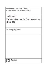 book Jahrbuch Extremismus & Demokratie (E & D)