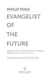 book Phyllis Tickle: Evangelist of the Future