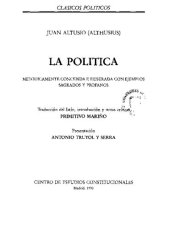 book LA POLÍTICA - (METÓDICAMENTE CONCEBIDA E ILUSTRADA CON EJEMPLOS SAGRADOS Y PROFANOS)