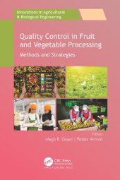 book Quality Control in Fruit and Vegetable Processing: Methods and Strategies