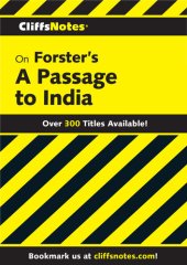 book CliffsNotes on Forster's A Passage To India