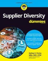 book Supplier Diversity For Dummies