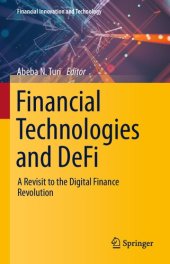 book Financial Technologies and DeFi: A Revisit to the Digital Finance Revolution