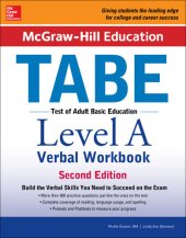 book McGraw-Hill Education TABE Level A Verbal Workbook