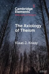 book The Axiology of Theism