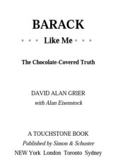 book Barack Like Me: The Chocolate-Covered Truth