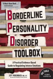 book Borderline Personality Disorder Toolbox: A Practical Evidence-Based Guide to Regulating Intense Emotions