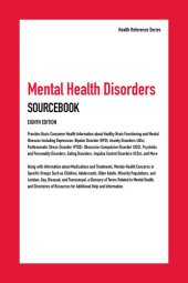 book Mental Health Disorders Sourcebook