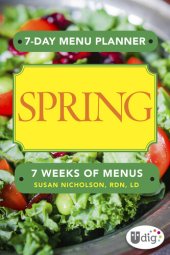 book 7-Day Menu Planner: Spring