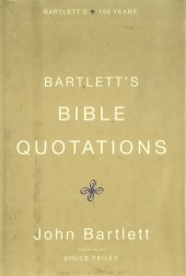 book Bartlett's Bible Quotations