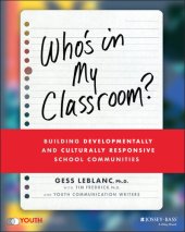 book Who's In My Classroom?: Building Developmentally and Culturally Responsive School Communities