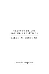 book Tratado de los sofismas polîticos