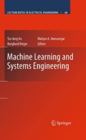 book Machine Learning and Systems Engineering 