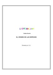 book El origen de las especies