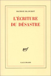 book L'écriture du desastre 