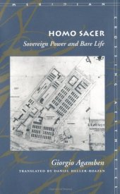 book Homo Sacer: Sovereign Power and Bare Life 