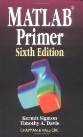 book MATLAB Primer, Sixth Edition