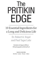 book The Pritikin Edge: 10 Essential Ingredients for a Long and Delicious Life