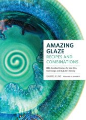 book Amazing Glaze Recipes and Combinations: 200+ Surefire Finishes for Low-Fire, Mid-Range, and High-Fire Pottery