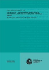 book STATE DENSITY AND CAPABILITIES APPROACH: CONCEPTUAL, METHODOLOGICAL AND EMPIRICAL ISSUES