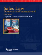 book Sales Law, Domestic and International