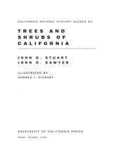 book Trees and Shrubs of California