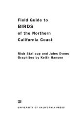 book Field Guide to Birds of the Northern California Coast