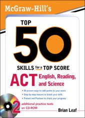 book McGraw-Hill's Top 50 Skills for a Top Score: ACT English, Reading, and Science