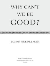 book Why Can't We Be Good?