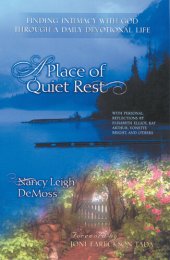 book A Place of Quiet Rest: Finding Intimacy With God Through a Daily Devotional Life