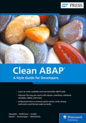 book Clean ABAP: A Style Guide for Developers