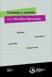 book Contexto y sentido de los Estudios Generales