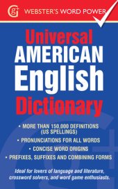 book The Webster's Universal American English Dictionary: Webster's Word Power