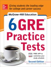 book McGraw-Hill Education 6 GRE Practice Tests