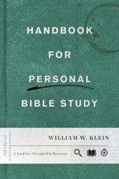 book Handbook for Personal Bible Study