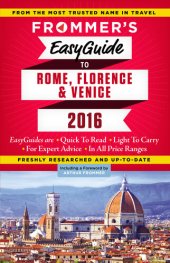 book Frommer's EasyGuide to Rome, Florence and Venice 2016