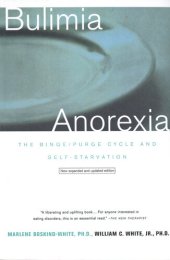 book Bulimia/Anorexia: The Binge/Purge Cycle and Self-Starvation