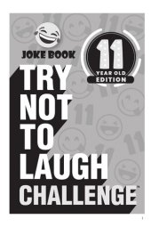 book Try Not to Laugh Challenge 11 Year Old Edition: A Hilarious and Interactive Joke Book Toy Game for Kids--Silly One-Liners, Knock Knock Jokes, and More for Boys and Girls Age Eleven