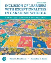 book Inclusion of Learners with Exceptionalities in Canadian Schools: A Practical Handbook for Teachers