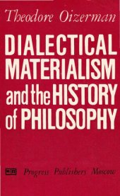 book Dialectical Materialism and the History of Philosophy